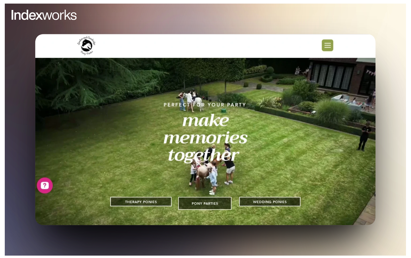 Pony Parties website